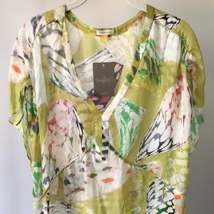 Anthropologie Leifsdottir 100% Silk Top ‘14’